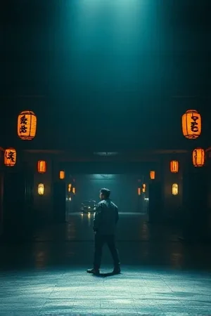 电影《归途列车》海报，深夜车厢与窗外灯光